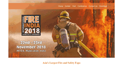Desktop Screenshot of fire-india.com