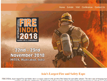 Tablet Screenshot of fire-india.com
